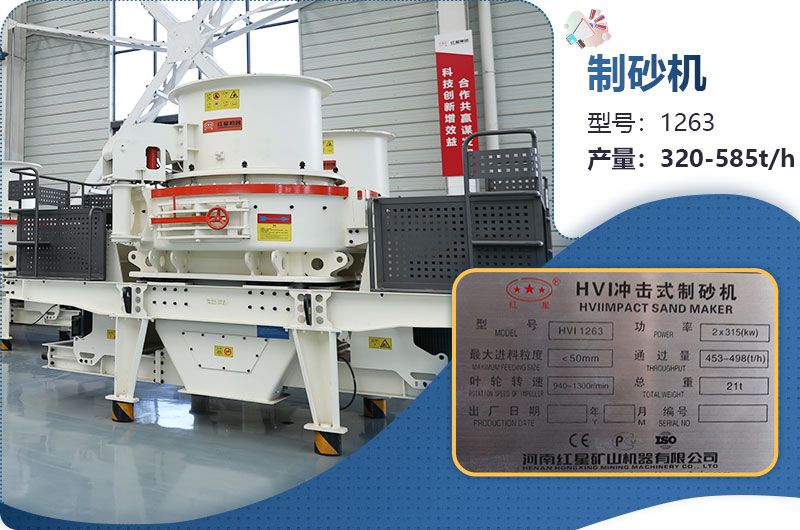 1263制砂機(jī)時(shí)產(chǎn)多少噸？?jī)r(jià)格多少？