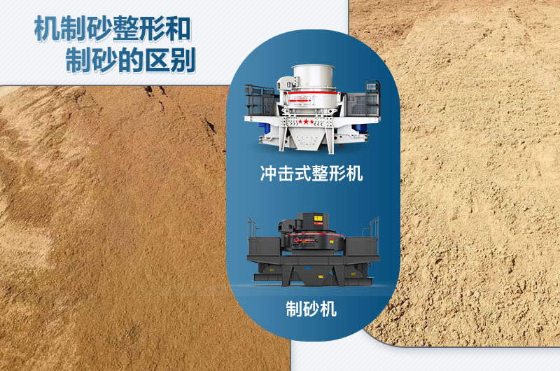 沖擊式整形機和制砂機的區(qū)別是什么？